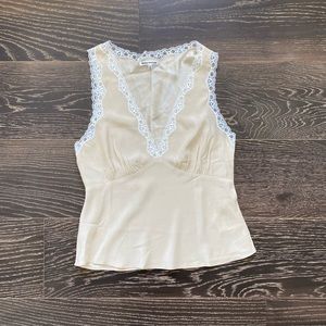 Reformation Valentina Silk Top — Size S — NEW without tag